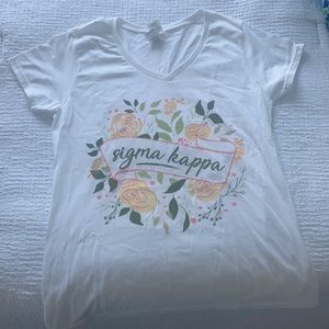Sigma Kappa short sleeve shirt, never worn (tags not attached)